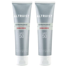 Load image into Gallery viewer, ALTRUIST. Dermatologist Sunscreen SPF 50 – Superior 5-star UVA protection by Dr Andrew Birnie, suitable for sensitive skin - 2 x 100 ml