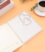 Load image into Gallery viewer, LOVENJOY Double Hearts One Love Wedding Cake Topper Silver, Gift Boxed