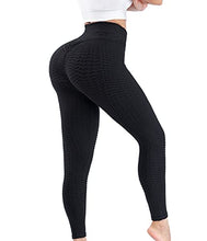 Load image into Gallery viewer, RUIXUE TIK Tok Leggings Butt Lift, Womens High Waisted Yoga Pants Tummy Control, Scrunch Honeycomb Leggings Anti Cellulite Leggings for Workouts Yoga Pants