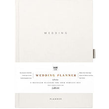 Load image into Gallery viewer, Wedding Planner Book and Organiser for the Bride | Tissue Wrapped in a Gift Box | 160gsm Ultra Thick Pages | This Elegantly Designed Planner Allows you to Plan Every Detail for your Special Day