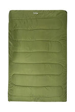 Load image into Gallery viewer, Mountain Warehouse Basecamp 200 Double Sleeping Bag - 2/3 Season Camping Bag, Insulated Mattress Lime