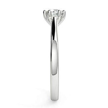 Load image into Gallery viewer, Engagement rings for her white gold diamond solitaire in choice of diamond sizes (L1/2, 0.33)