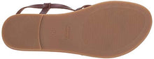 Load image into Gallery viewer, Amazon Essentials Women's Casual Strappy Sandal, Brown, 7.5 B US