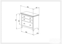 Load image into Gallery viewer, DbHFgjMN BED FRAMES Mid Sleeper Bed,Cabin Bed Midsleeper with Chest of Drawers, Cabinet, Desk Kids house bed for kids