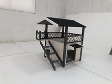 Load image into Gallery viewer, Luxurious Portable Wooden Outdoor/Indoor Pet Dog Puppy Cat Play House Kennel Shelter Den Floors Stairs