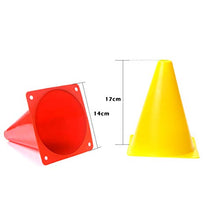 Load image into Gallery viewer, YSBER Sports Marking Football Cones, Each Group of 12, 7", Sports Cones Space Marking Cones, Football Training Cones, Used for Sports, Games, kids Home Fitness