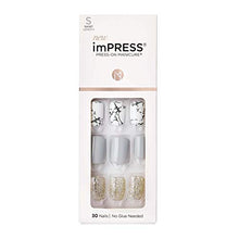 Load image into Gallery viewer, KISS imPRESS Press-On Manicure, Nail Kit, PureFit Technology, Short Press-On Nails, Square, Knock Out, Includes Prep Pad, Mini File, Cuticle Stick, and 30 Pre-Glued Fake Nails
