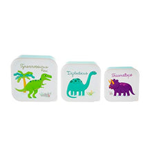 Load image into Gallery viewer, Sass & Belle Set of 3 Roarsome Dinosaurs Lunch Boxes