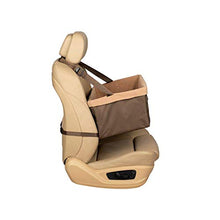 Load image into Gallery viewer, PetSafe Happy Ride Booster Seat - Dog Booster Seat for Cars, Trucks and 4X4s - Easy-to-Adjust Strap - Durable Fleece Liner is Machine-washable and Easy to Clean - Brown - Up To 5.4 kg