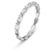 Load image into Gallery viewer, Swarovski Vittore Marquise ring, White, Rhodium plated