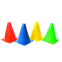 Load image into Gallery viewer, YSBER Sports Marking Football Cones, Each Group of 12, 7", Sports Cones Space Marking Cones, Football Training Cones, Used for Sports, Games, kids Home Fitness