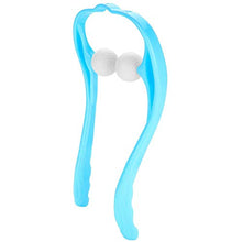 Load image into Gallery viewer, 3 Colors Neck Massager Manual-Neck and Shoulder Shiatsu Roller Ball Auto Massage Tool for Pain Relief of Neck and Muscles, Ergonomic, Lightweight and Portable Design(#2)