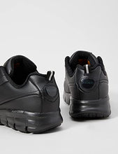 Load image into Gallery viewer, Skechers Women's Sure Track - Trickel Work Shoes, Black Black Leather Blk, 6 UK
