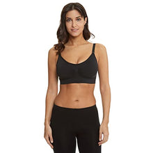 Load image into Gallery viewer, HOFISH Maternity Nursing Bras Seamless 3 Pack Sleep Bralette for Breastfeeding with Free Bra Extenders & Clips(Black,S)
