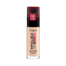 Load image into Gallery viewer, L'Oreal Paris Infallible 32H Fresh Wear Foundation 20 Ivory, Longwear, Weightless Feel, Transfer-Proof and Waterproof, Full Coverage Base with Vitamin C, SPF 25