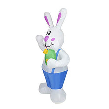 Load image into Gallery viewer, æ— 6Ft Easter Inflatables Bunny, Standing Inflatables Bunny with LED Lights, Easter Holiday Decorations for Yard Garden Outdoor Ornaments