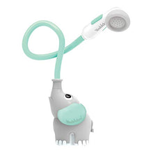 Load image into Gallery viewer, Yookidoo Elephant Baby Bath Shower Head - Gentle Water Pump and Trunk Spout Rinser - Bathtub Toy for Newborn Babies in Tub Or Sink (Turquoise)