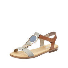 Load image into Gallery viewer, Rieker Women's Open Toe Sandals, Beige, 6 UK
