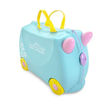 Load image into Gallery viewer, Trunki Children’s Ride-On Suitcase & Kid's Hand Luggage: Una Unicorn (Teal)