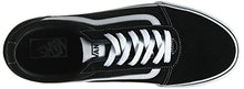 Load image into Gallery viewer, Vans Women's Wm Ward Sneaker, Black Suede Canvas Black White Iju, 6 UK