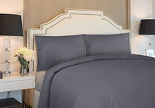 Load image into Gallery viewer, Utopia Bedding Double Duvet Set - Soft Microfibre Duvet Cover with Pillow cases - Bedding Quilt Cover Set (Grey)