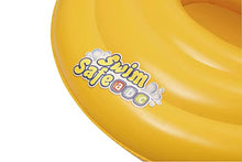 Load image into Gallery viewer, Bestway Baby Swim Safe Seat (Step A) Learn to Swim Round Inflatable, Yellow, 0-12 Months