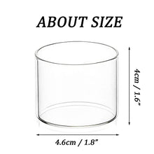 Load image into Gallery viewer, Romadedi Tea Light Candle Holders Glass - Tealight Holder Clear Set of 24 Bulk for Floating Votive Candles Dinner Table Centerpiece Wedding Party Christmas Decor, 4.6 x 4 cm
