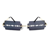 Load image into Gallery viewer, Trendy Rimless Sunglasses Vintage Unique Punk Glasses Shades Uv400 Protection