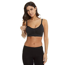 Load image into Gallery viewer, HOFISH Maternity Nursing Bras Seamless 3 Pack Sleep Bralette for Breastfeeding with Free Bra Extenders & Clips(Black,S)