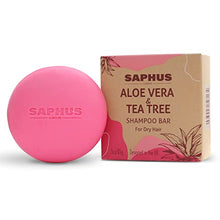 Load image into Gallery viewer, Sulphate Free Hair Shampoo Bars, Solid Shampoo and Conditioner Bar with Aloe Vera Tea Tree and Natural Ingredients, pH balancing, Moisturizing, Oil Control, 85g (VANILLA)
