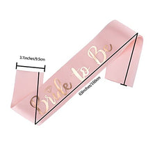 Load image into Gallery viewer, AIBAOBAO Bride to Be Sash, Hen Party Accessories Include Bride Headband Tiara, Veil with Comb, Sash, Tattoos, Bride to Be Gifts Decorations for Wedding, Bridal Shower, Bachelorette Party
