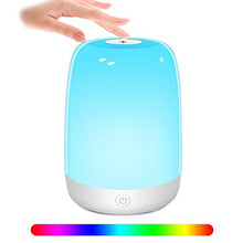 Load image into Gallery viewer, LED Night Light for Baby Nursery, Kids Bedside Touch Control Lamps Warm White Lights Children Color Changing Lighting for Sleeping
