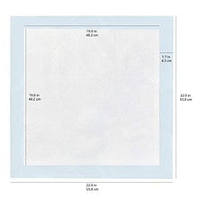 Load image into Gallery viewer, Amazon Basics Dog and Puppy Training Pads, Leakproof, 5-Layer Design with Quick-Dry Surface, Regular, Pack of 100