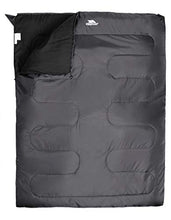 Load image into Gallery viewer, Trespass Unisex's CATNAP 3 Season Double Sleeping Bag, Water Repellent 180 x 140 cm, Granite