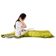 Load image into Gallery viewer, Humanoid Single Sleeping Bag Sleeping Bag for Outdoor Camping Backpacking Travel Hiking Lazy Bag with Zipper Arm Holes (Color : Yellow)