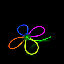 Load image into Gallery viewer, The Glowhouse 100 Premium Glow Sticks Mega Party Pack Kit 206PCS inc Connectors. Make Bracelets Necklaces Halos Balls Chains - UK Designed - Perfect for Kids and Adults