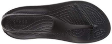 Load image into Gallery viewer, Crocs Women's Crocs Serena Flip W Open Toe Sandals, Black Black 001, 7 UK