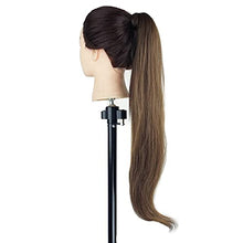 Load image into Gallery viewer, IMISSU Hair Extension Pony Tail Flexible Hair Ponytails Hairpieces (Solid Brown)