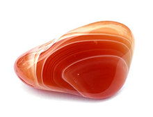 Load image into Gallery viewer, Reiki Healing Energy Charged Carnelian Crystal Tumble Stone Gemstone Beautifully Gift Wrapped