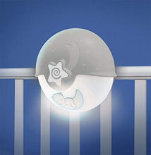 Load image into Gallery viewer, Infantino Soothing Light and Projector - Clip-on Crib Night Light with Grow-With-Me Design, Starry Night Projector and Tabletop Light with Built-in Melodies and Sound Sensors