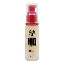 Load image into Gallery viewer, W7 HD Foundation - Oil-Free Liquid Foundation for Poreless, Matte Medium Coverage - 30ml (Buff)