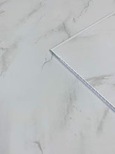 Load image into Gallery viewer, DBS White Marble Bathroom Panels PVC Ceiling Cladding Shower Wall Kitchen (7 Panels)