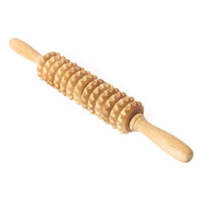 Load image into Gallery viewer, Tuuli Accessories Anti Cellulite Massage Roller Tool Massager Maderotherapy Wooden 40 cm