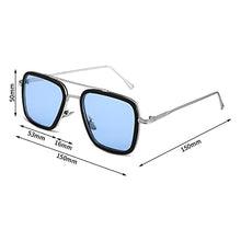Load image into Gallery viewer, FRIUSATE 2 Pieces Sunglasses Retro Vintage Sunglasses Square Metal Frame Sunglasses UV400 Sunglasses for Women Men