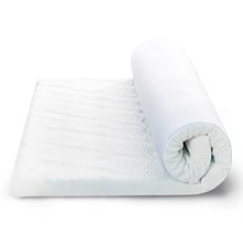 Load image into Gallery viewer, Bedsure Memory Foam Mattress Topper - Matressesdouble Topper Thick Bed Topper Double Egg Crate with Washable Zipped Cover, 135x190cm