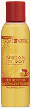 Load image into Gallery viewer, Creme of Nature Argan Oil Anti-Humidity Gloss & Shine Mist 118ml, Argan Oil Heat Defense Smooth & Shine Polisher 118ml & Argan Oil Strength & Shine Leave-in Conditioner 250ml