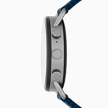 Load image into Gallery viewer, Skagen Men's Touchscreen Smartwatch, Falster Stainless Steel with Blue Silicone Band, SKT5203