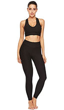 Load image into Gallery viewer, UMIPUBO Women High Waist Butt Scrunch Push Up Leggings Stretch Gym Workout Yoga Pants Honeycomb Scrunch/Ruched Butt Lift Elastic Sports Running Tights (Black, M)