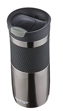 Load image into Gallery viewer, Contigo Byron Snapseal Travel Mug, Stainless Steel Thermal mug, vacuum flask, leakproof tumbler, coffee mug with BPA free Easy-Clean Lid, 470 ml, Gunmetal