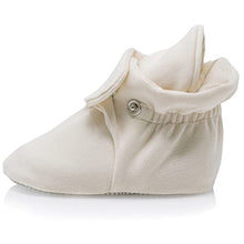 Load image into Gallery viewer, Organic Cotton Baby Booties, Non Skid, Soft Sole, Stay On Baby Shoes, House Slippers for Baby Boys Girls Toddlers (Beige, 0-6 Months)